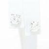 Picture of 14k White Gold Diamond Solitaire Earrings