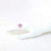 Picture of 14k Yellow Gold Round Amethyst & Lavender Jade Flower Ring