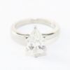 Picture of Platinum Brilliant Pear Cut Diamond Ring