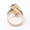 Picture of 14k Rose Gold White & Fancy Chocolate Diamond Ring
