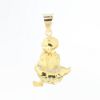 Picture of 18k Yellow Gold Diamond Duck Pendant