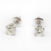 Picture of 14k White Gold Solitaire Studs