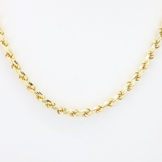 Picture of 14k Yellow Gold Rope Link Chain