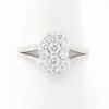 Picture of 18k White Gold Diamond Cluster Ring