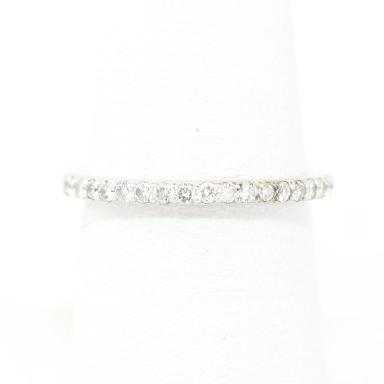 Picture of 14k White Gold Diamond Band