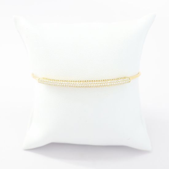 Picture of 18k Yellow Gold Diamond Bangle