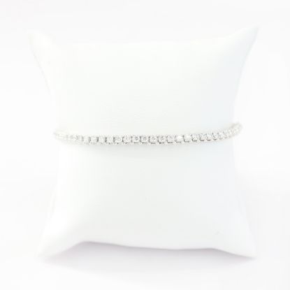 Picture of 14k White Gold Diamond Tennis Bracelet