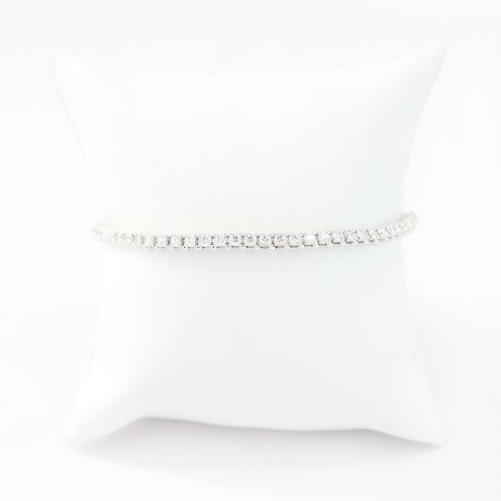 Picture of 14k White Gold Diamond Tennis Bracelet