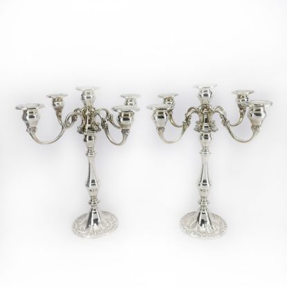 Picture of 5 Light Candelabra Pair