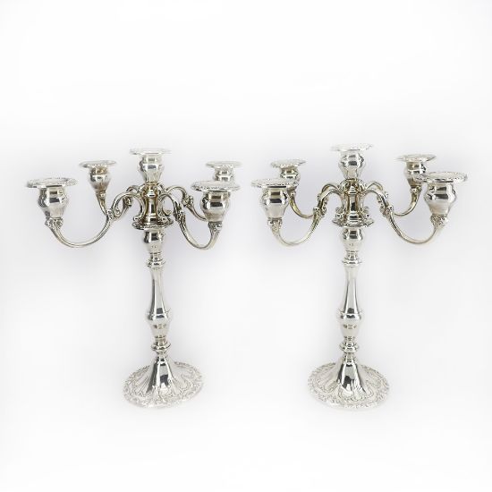 Picture of 5 Light Candelabra Pair