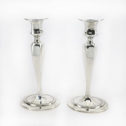 Picture of Pair of 9" Candlesticks Sterling Silver