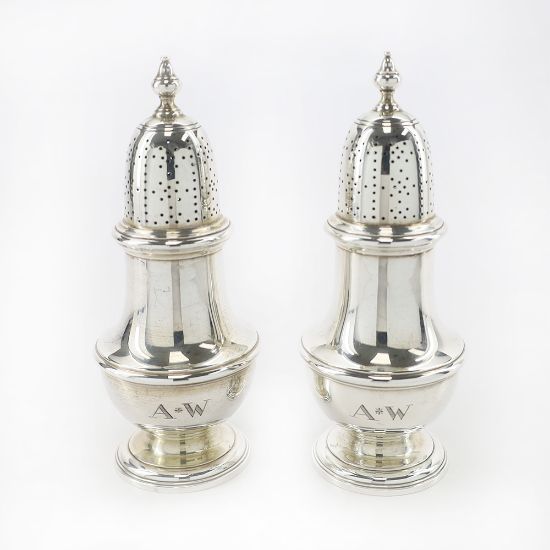 Picture of Sterling Silver Salt and Pepper Shakers