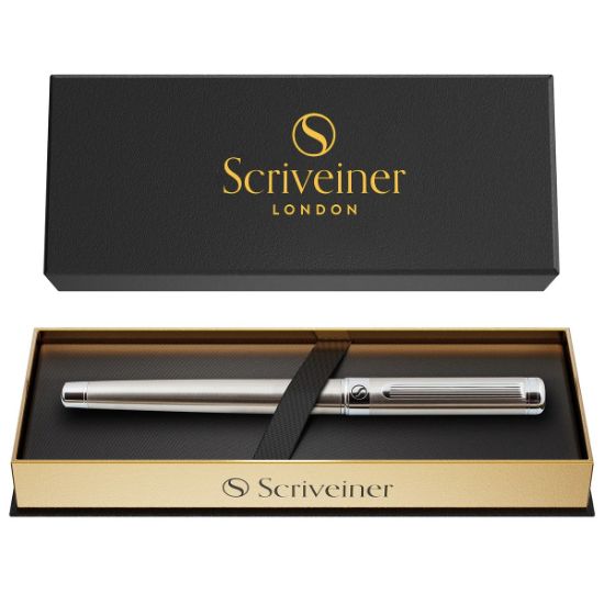Picture of Scriveiner London Classic Stainless Rollerball Pen