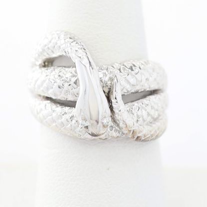 Picture of 14k White Gold Snake Ring