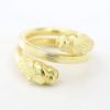 Picture of 18k Yellow Gold Panther Heads Ring