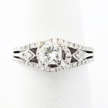 Picture of 14k White Gold Brilliant Diamond Ring