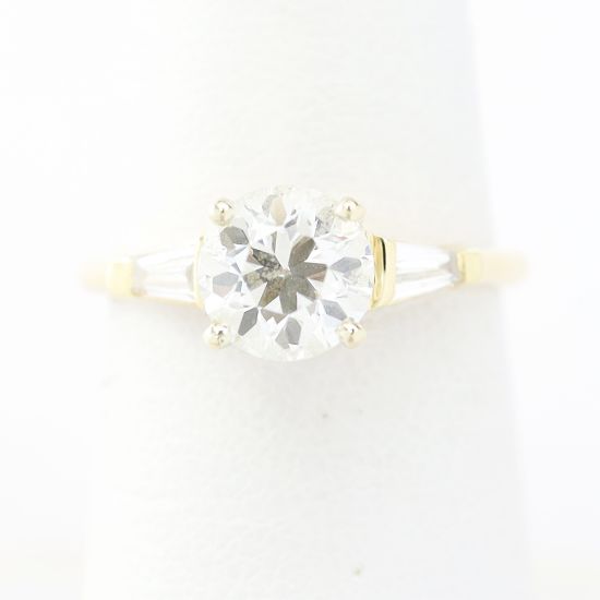 Picture of 14k Yellow Gold Old European Diamond Ring