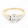 Picture of 14k Yellow Gold Brilliant Diamond Ring