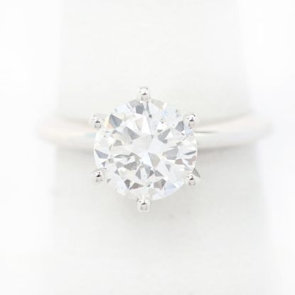 Picture of 14k White Gold Brilliant Diamond Ring