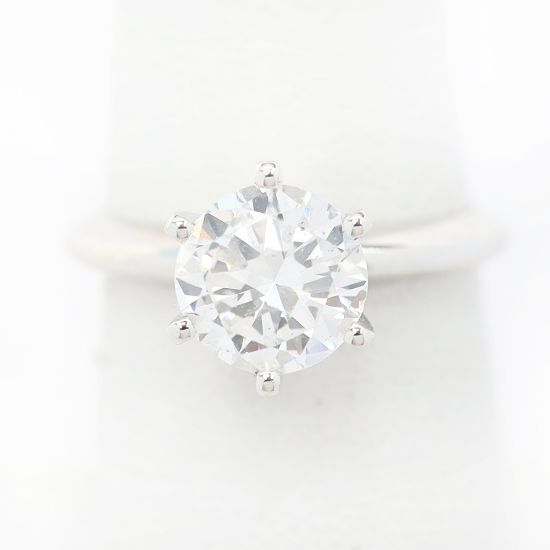 Picture of 14k White Gold Brilliant Diamond Ring