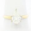 Picture of 14k Yellow Gold Brilliant Pear Cut Diamond Ring