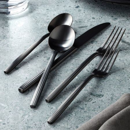 Picture for pattern Dean, Black Satin