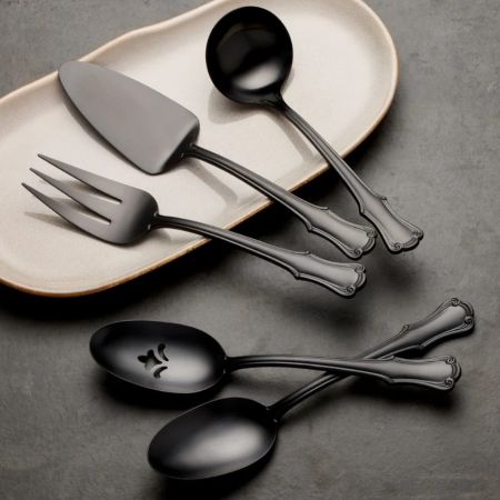 Picture for pattern James Street, Black Satin