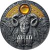 Picture of 2020 Niue: Amun Ra 'Divine Faces of the Sun' 3 Oz. Silver Coin