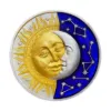 Picture of 2017 Niue: Sun & Moon 'Celestial Bodies' 2 Oz. Colorized Silver Coin