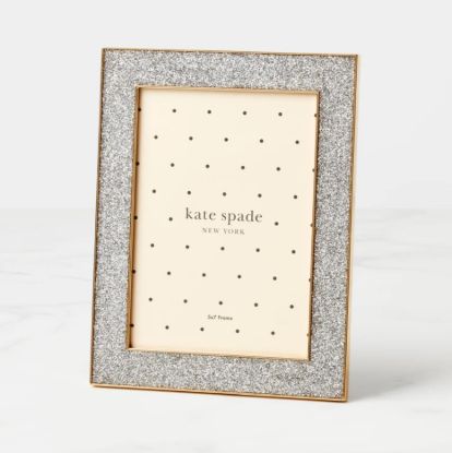 Picture of New 5x7" Silver Glitter Photo Frame