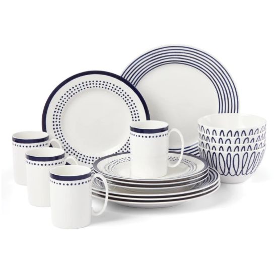 Picture of New 16-Piece Dinnerware Set, East