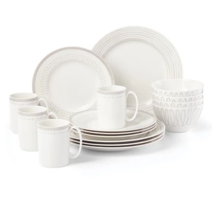Picture of New 16-Piece Dinnerware Set, East