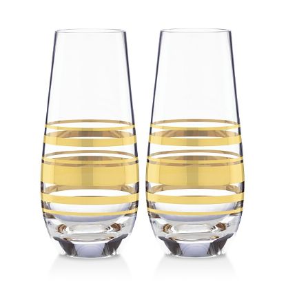 Picture of New Stemless Champagne Flute, Pair