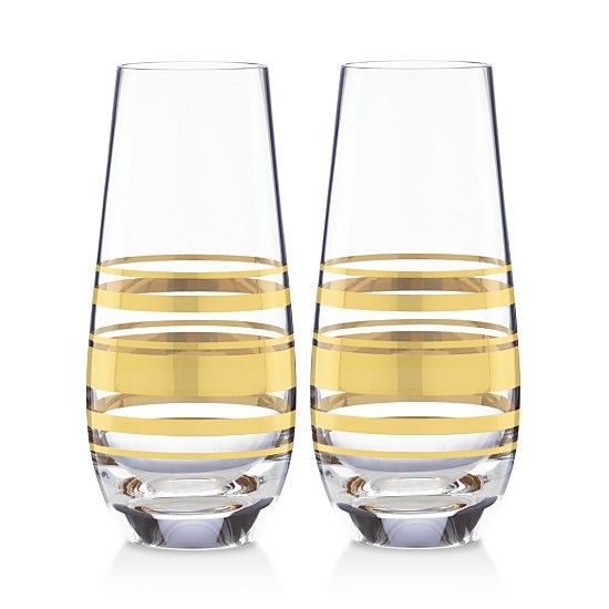 Picture of New Stemless Champagne Flute, Pair