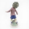 Picture of Porcelain "Sport Billy" Kicking Soccer Ball Figurine