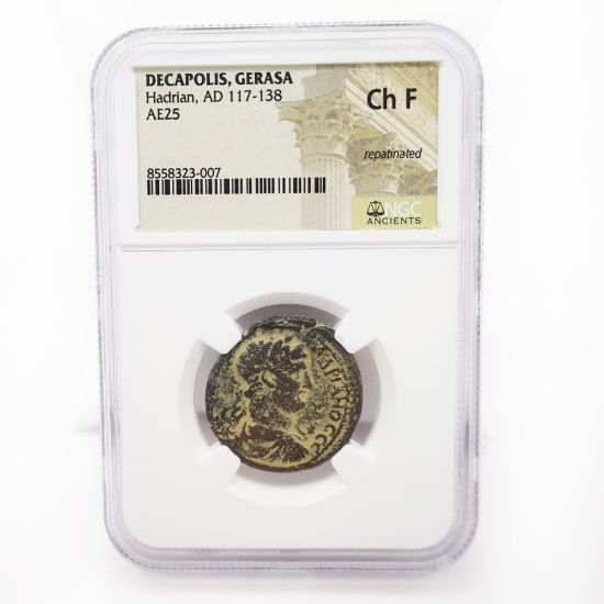 Picture of Decapolis, Gerasa Hadrian, AD 117-138 AE25 CH F