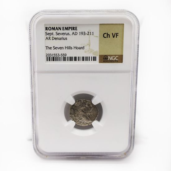 Picture of Septimius Severus (AD 193–211) AR Denarius, Choice Very Fine (ChVF)