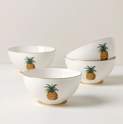 Picture of New Set of 4 Rice Bowls, Bamboo
