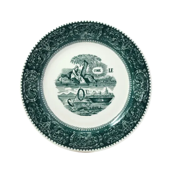 Picture of Dinner Plate 'Rébus'