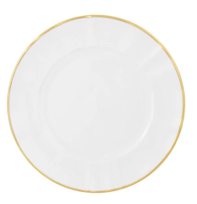 Picture of Charger Plate (White & Gold)