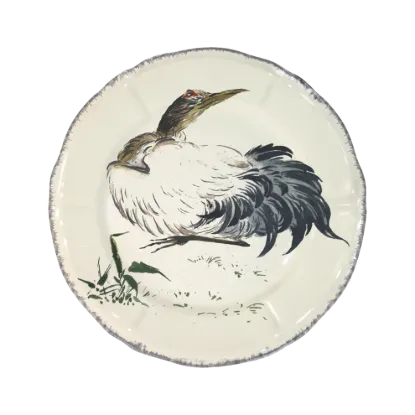 Picture of Luncheon Plate 'Crane Seated'