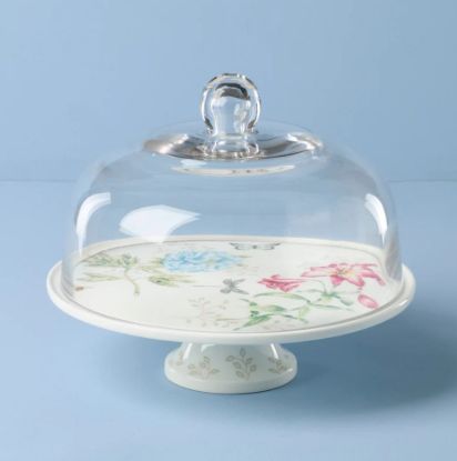 Picture of New 25th Anniversary Cake Stand with Dome