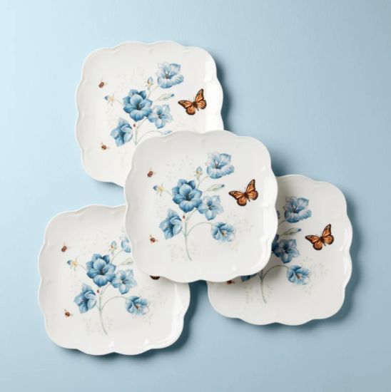Picture of New Set of 4 Square Dinner Plates