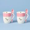 Picture of New Pair of Pink Mugs with Spoons