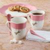 Picture of New Pair of Pink Mugs with Spoons