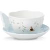 Picture of New Blue Figural Teacup & Saucer