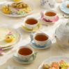 Picture of New Blue Figural Teacup & Saucer