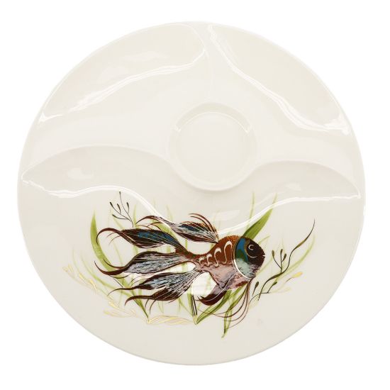 Picture of Fish Designed Divide Serving Plate
