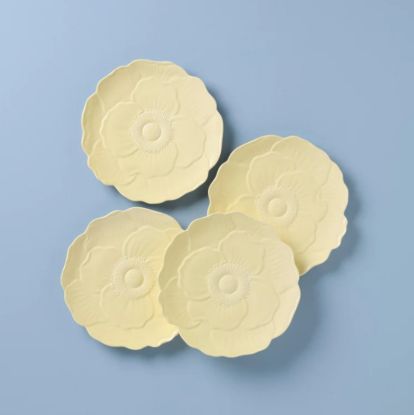 Picture of New Yellow Accent Plates, Set of 4