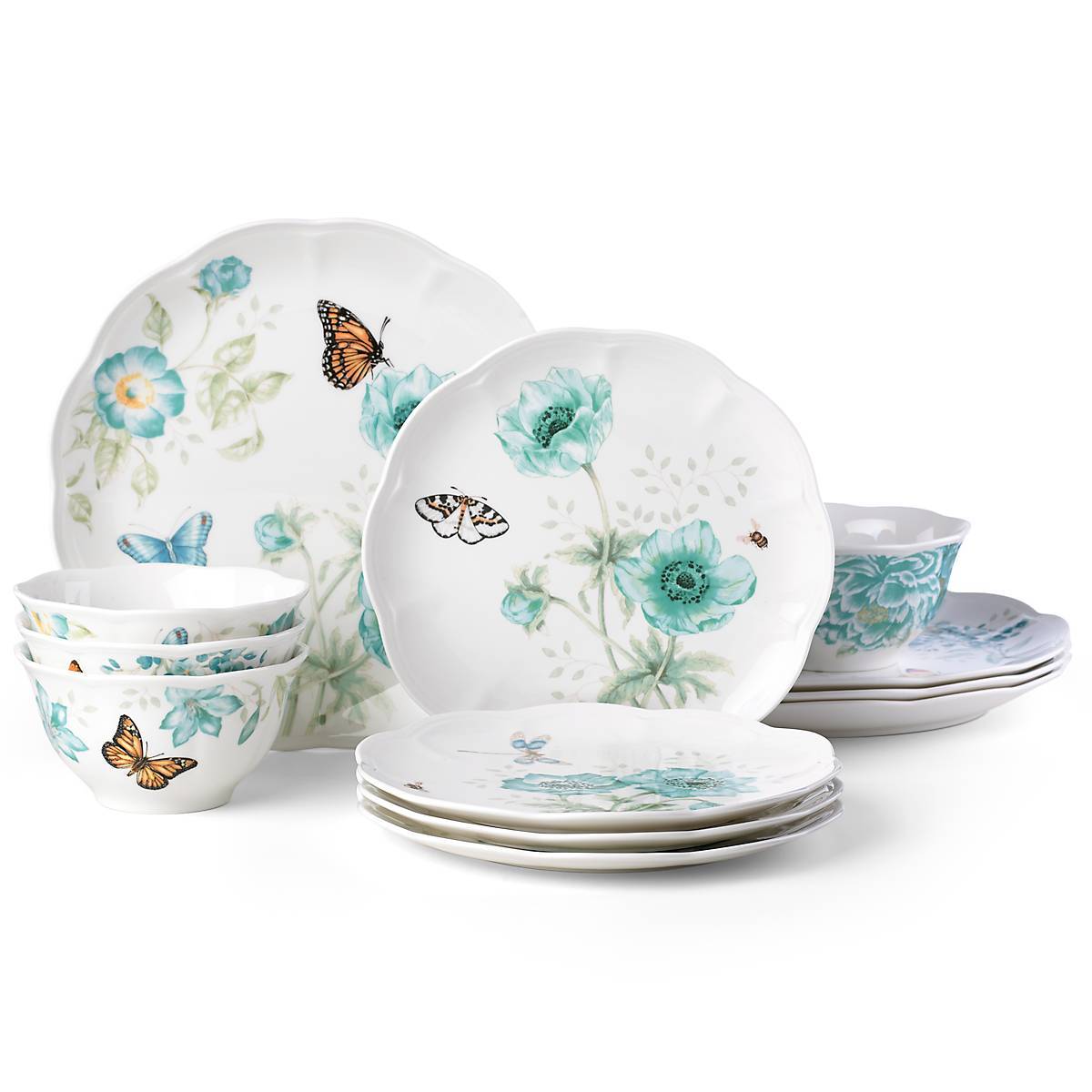 Show products in the Butterfly Meadow, Turquoise pattern
